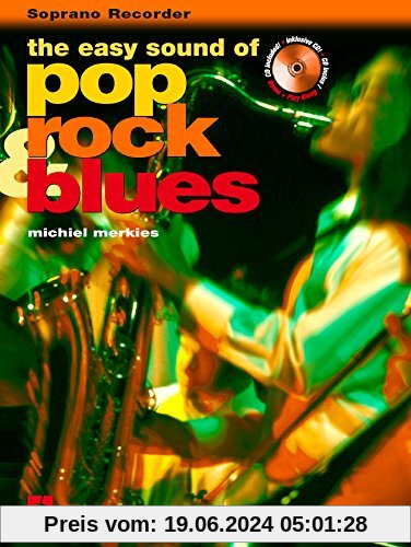 The Easy Sound of Pop, Rock & Blues, für Sopranblockflöte, m. Audio-CD